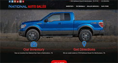Desktop Screenshot of nationalautosales.biz